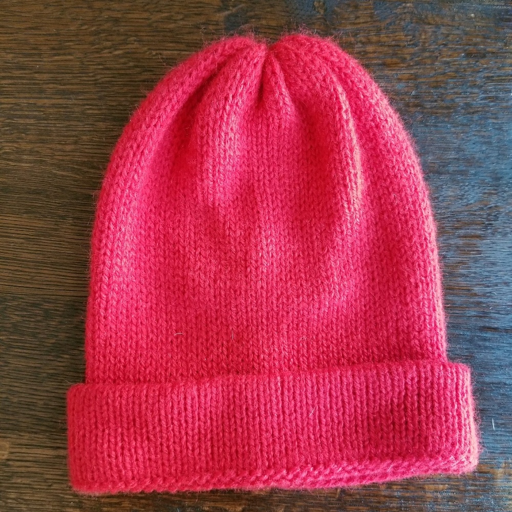 Red Alpaca Beanie 5$ Sale